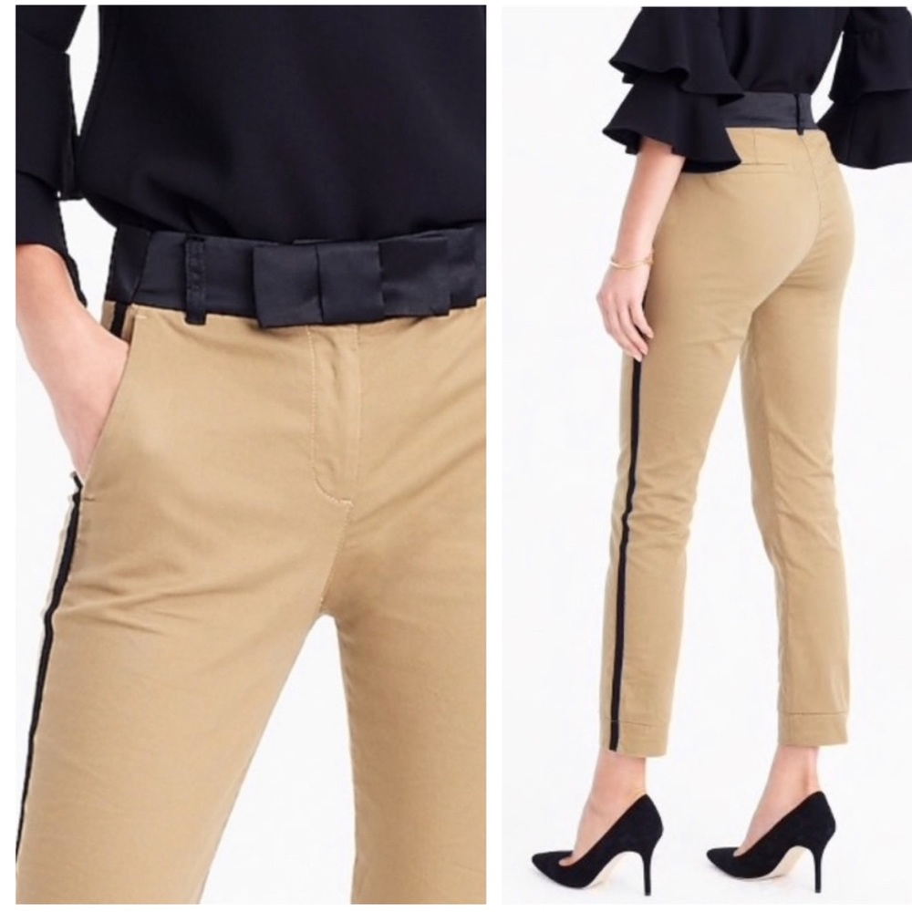 J.Crew Cameron Bow Stretch Chino Pant